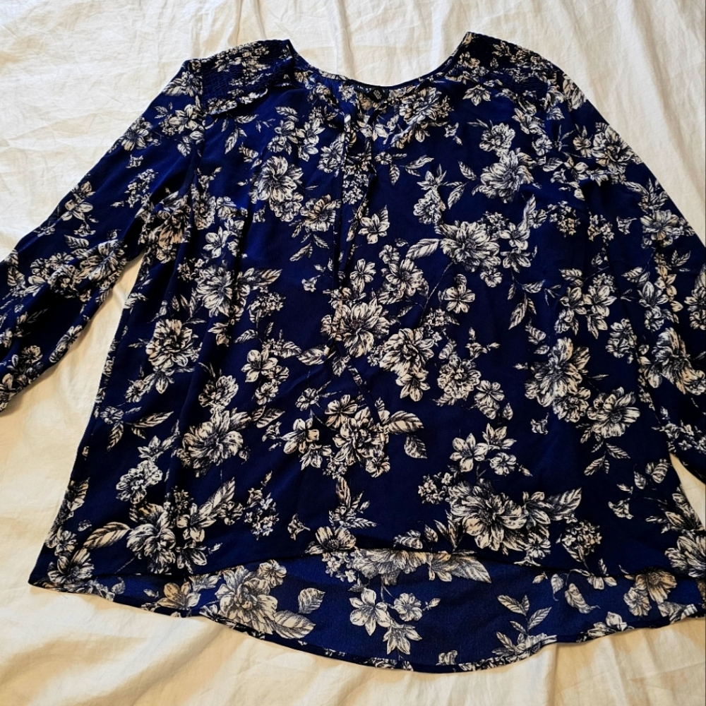 3X long sleeve blouse